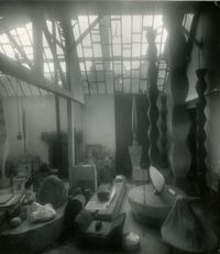 Brancusi's Studio by Robert Doisneau contemporary artwork photography