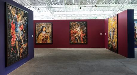Exhibition view: Vik Muniz, Imaginária, Casa Santa Ignez, Rio de Janeiro (30 November–20 December 2018).  Courtesy the artist and Galeria Nara Roesler. Photo: © Pat Kilgore.
