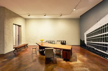 Exhibition view, 'Le Corbusier, Pierre Jeanneret: Chandigarh, India, 1951-66, Kukje Gallery, Seoul, 2016. Photo: Keith Park, Courtesy Kukje Gallery, Seoul. 