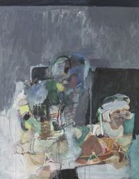 Le Char by Gisèle Van Lange contemporary artwork painting