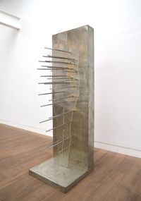 Selbstportrait by Günther Uecker contemporary artwork sculpture