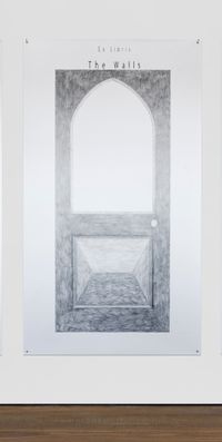 The Walls 3 by David Steans contemporary artwork works on paper, drawing