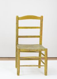 Vincent's Chair by Bob Law contemporary artwork sculpture