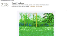 The Arrival of Spring in Woldgate, East Yorkshire in 2011 - 4 May by David Hockney contemporary artwork 2