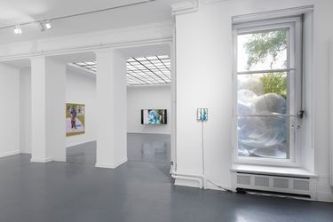 Exhibition view: aaajiao, A bit, A promt, Setareh, Berlin (26 April–25 May 2024). Courtesy Setareh.