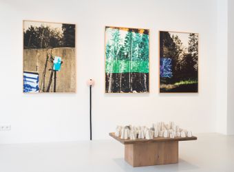 Exhibition view: Frank Mädler, Lob und Landschaft, Galerie—Peter—Sillem, Frankfurt (4 September–17 October 2020). Courtesy Galerie—Peter—Sillem.