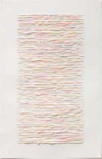 Color lines#01 by Lars Christensen contemporary artwork works on paper
