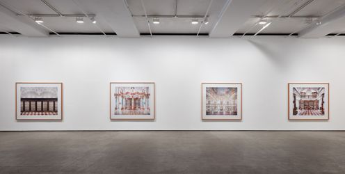 Exhibition view: Candida Höfer, Heaven on Earth - Curated by Toshiko Mori, Sean Kelly Gallery, New York (24 February–15 April 2023). Courtesy Sean Kelly Gallery.  Photo: Jason Wyche, New York.