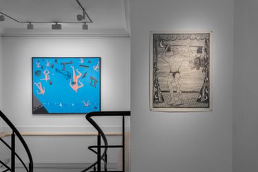 Exhibition view: Derek Boshier, ICARUS AND K POP, Gazelli Art House, London (7 October–13 November 2021). Courtesy Gazelli Art House.