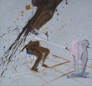 Hose Down by Tala Madani contemporary artwork painting
