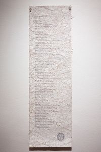 Dictation test (for jay Dee) by Newell Harry contemporary artwork works on paper