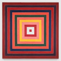 Concentric Squares by Frank Stella contemporary artwork painting