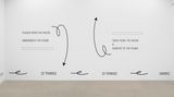 Contemporary art exhibition, Lawrence Weiner, APROPOS LAWRENCE WEINER at Marian Goodman Gallery, New York, United States