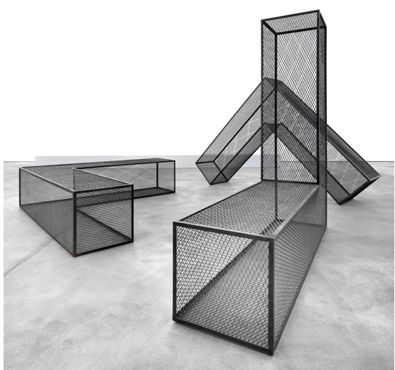 Steel Mesh Ls, 1988, 1988 by Robert Morris Ocula