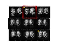 Patrick Stewart & Ian McKellen Contact Sheet by Andy Gotts contemporary artwork photography, print