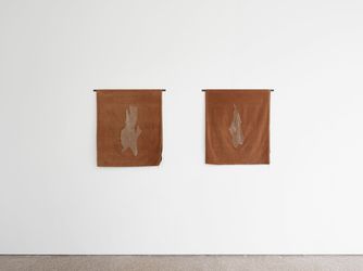 Installation view, OVR Edith Dekyndt, 2021, Courtesy Galerie Greta Meert