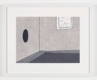 The Hole Story 5 by Callum Morton contemporary artwork works on paper, drawing