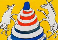 The Wedding Cake by Alexander Calder contemporary artwork painting, works on paper