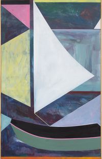 Sailing Dinghy by Simon Blau contemporary artwork painting