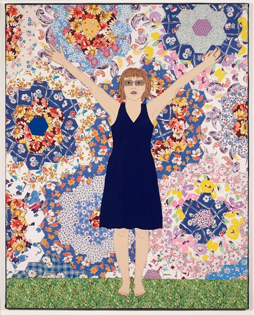 Springtime II (Grandmother's Flower Garden) by Adrienne Doig contemporary artwork