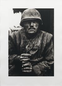 Shell shocked US Marine by Don McCullin contemporary artwork photography