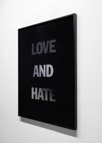 Love and Hate, Hate is Love by Hank Willis Thomas contemporary artwork mixed media