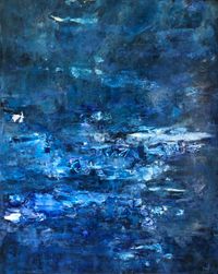 Skywater by Suzann Victor contemporary artwork painting, works on paper