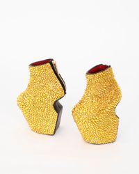 Baby Heel-less Shoes by Noritaka Tatehana contemporary artwork sculpture, textile
