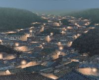 Hillside Village by JOUNG Youngju contemporary artwork painting