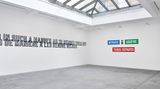 Contemporary art exhibition, Lawrence Weiner, FOLDED WAVES VAGUES PLIÉES at Galerie Marian Goodman, Paris, France