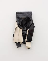 Split (Black) by Angela De La Cruz contemporary artwork painting