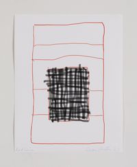 Red Lines by Sean Scully contemporary artwork painting