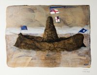 O.H.M.S (Naval Gaze) by Michael Shepherd contemporary artwork painting