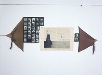 Exhibition view: Senga Nengudi, Répondez s’il vous plaît: Nylon Mesh Pieces, 1975-77, Thomas Erben Gallery, New York (2 September 2003–18 October 2003). Courtesy Thomas Erben Gallery.