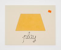 Untitled (play) by Luca Frei contemporary artwork painting, works on paper