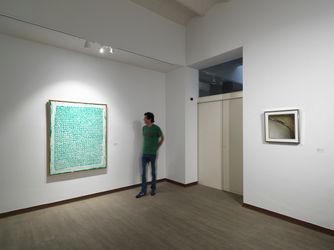 Exhibition view: Group exhibition, Abstract Nature: Works by Zóbel with Miró, Tàpies and Hernández Pijuan, Galeria Mayoral, Barcelona (2 September–23 November 2021). Courtesy Galeria Mayoral.