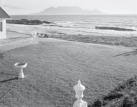 Thirteen kilometres of this coastline were a White Group Area, Bloubergstrand, Cape Town. 9 January 1986 (4_3958) by David Goldblatt contemporary artwork photography