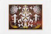 Meteor Sword Dancing Formation – Mesmerizing Mesh #111 by Haegue Yang contemporary artwork 1