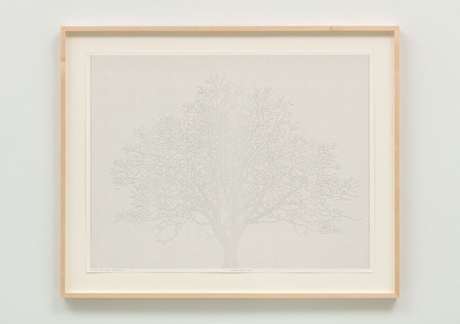 Numbers and Trees: Drawing 13 by Charles Gaines contemporary artwork