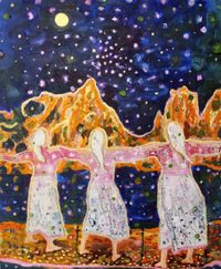 Cosmic Dancer I by Stephen Pleban contemporary artwork painting