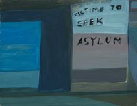 Tis Time to Seek Asylum by Ficre Ghebreyesus contemporary artwork painting