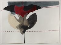 Bat Drawing 2 by Alison Wilding contemporary artwork works on paper