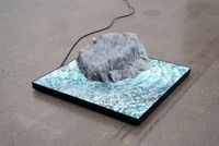 Milk Lake Rock by Timur Si-Qin contemporary artwork sculpture, moving image