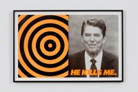 He Kills Me by Donald Moffett contemporary artwork print