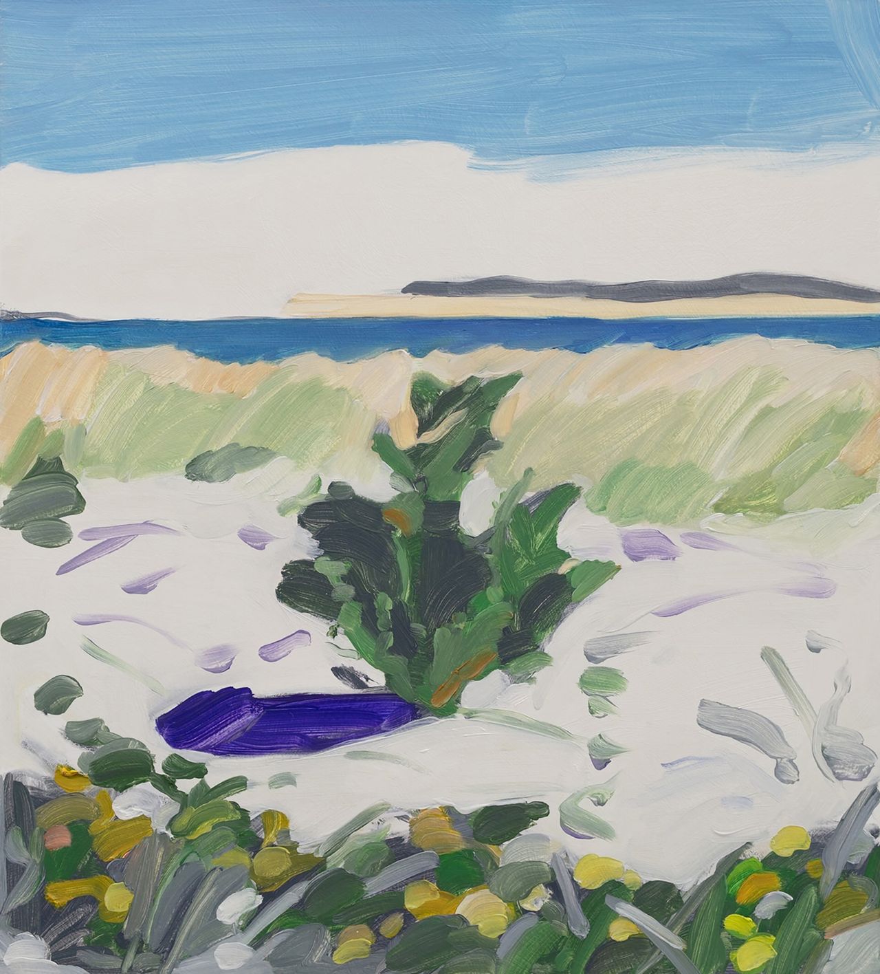 Image of MAUREEN GALLACE<br><em>Early October (Beach Tree)</em>, 2024<br><div class='g '>Maureen Paley</div>