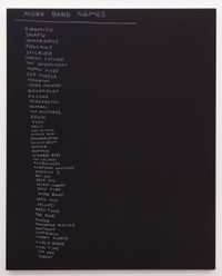 More Band Names by Scott Reeder contemporary artwork painting