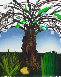 Silhouette of the Tree by Hyunsun Jeon contemporary artwork painting