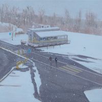 snowfall by Choong-Hyun Roh contemporary artwork painting