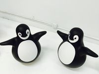 Untitled (Penguins) by Lutz Bacher contemporary artwork sculpture