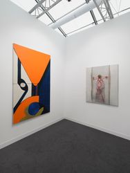 Installation view: Booth GH9, Frieze London 2023, Richard Saltoun Gallery (11–15 October 2023). Courtesy Richard Saltoun Gallery.